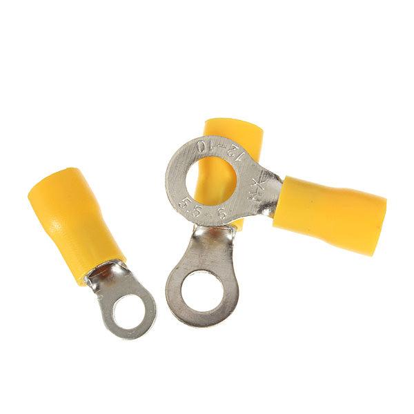 20PCS 4-6mm² Yellow Ring Heat Shrink Electrical Terminals Connectors - MRSLM