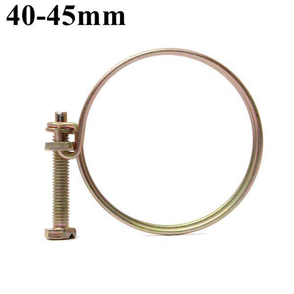 Adjustable Double Wire Water Gas Hose Clamp Pipe Clip Hoop Plumbing Fixture - MRSLM