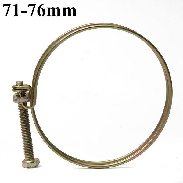 Adjustable Double Wire Water Gas Hose Clamp Pipe Clip Hoop Plumbing Fixture - MRSLM