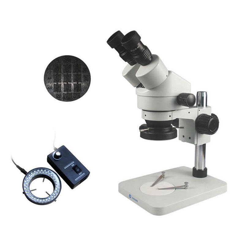 SUNSHINE SZM45-B1 7-45x Binocular Microscope Continuous Zoom Microscope 90x Eyepiece 20/40 Binocular for Motherboard Repair - MRSLM