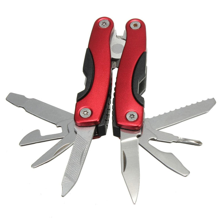 9 In 1 Portable Pocket Multitool Plier Survival Camping Travel Life Tools - MRSLM