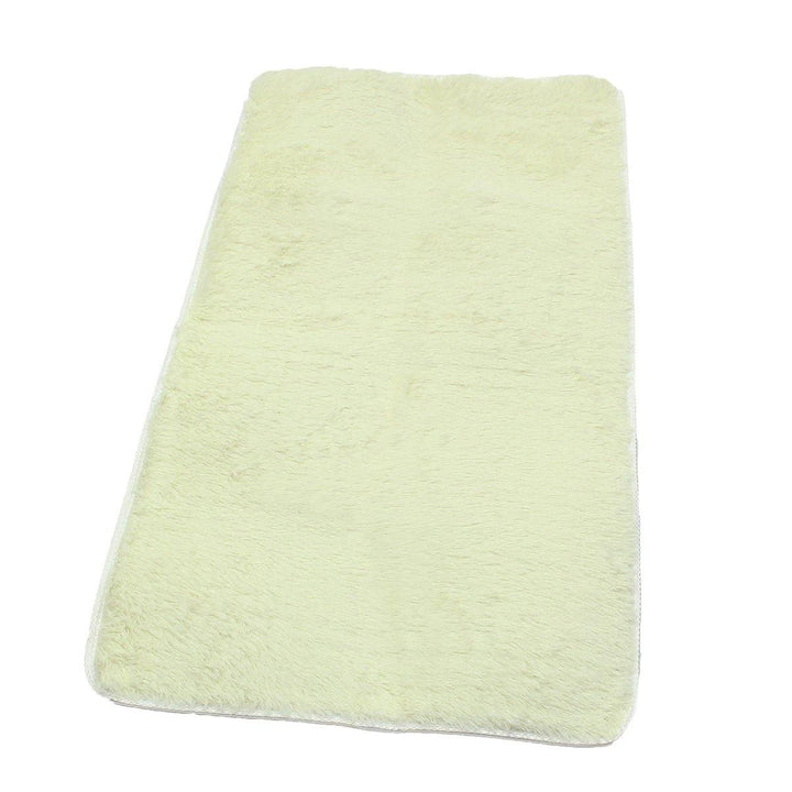 60 x 120cm Anti Skid Shaggy Fluffy Area Rug Bedroom Carpet Floor Mat Parlor Decor - MRSLM