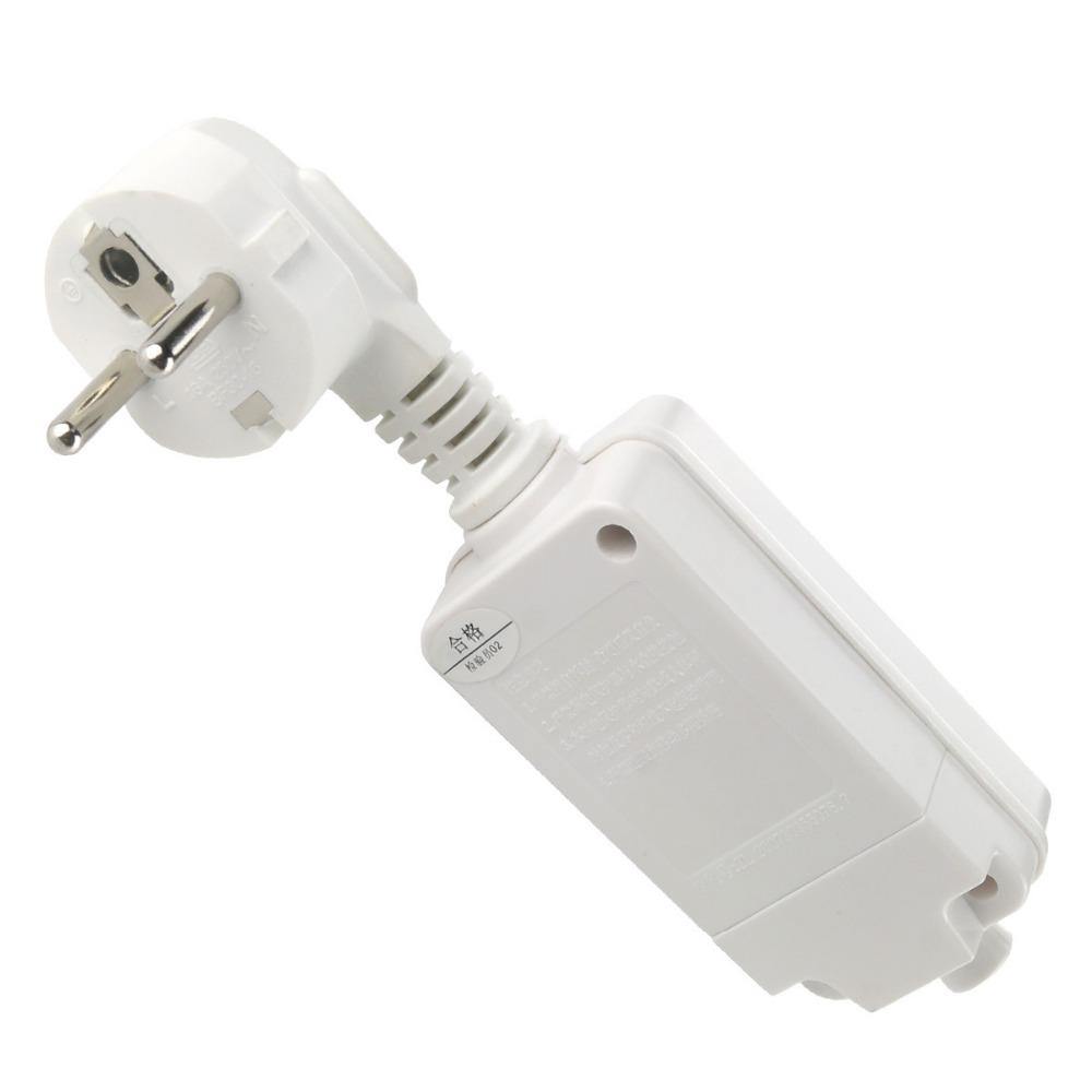 16A 220V 240V EU Plug GFCI Leakage Protection Safety RCD Socket Adaptor Home Circuit Breaker Cutout Power Trip Switch - MRSLM