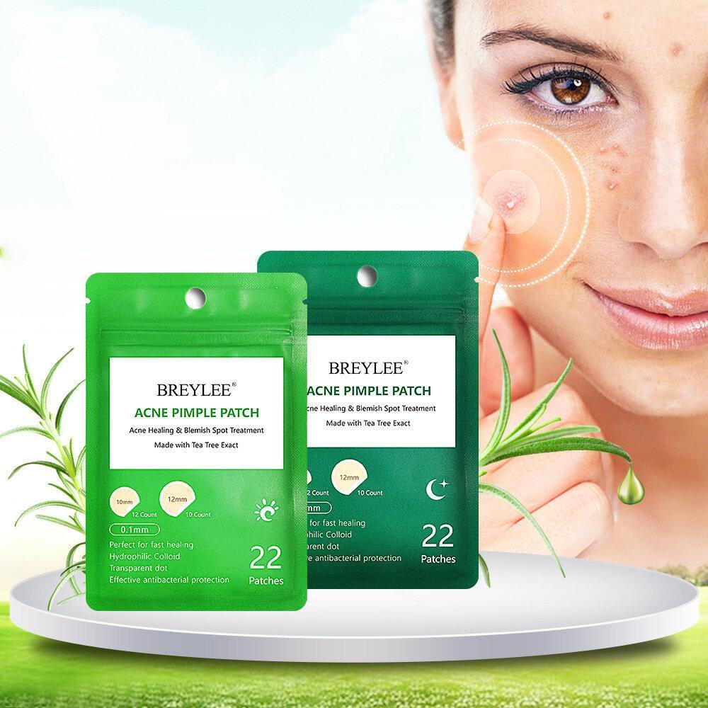 22Pcs Tea Tree Acne Stickers Daily + Night Acne Stickers To Fade Acne Marks Ultra-thin - MRSLM