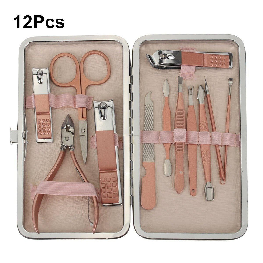 7/10/12/16 / 18Pcs Nail Clipper Set Multi-piece Set Stainless Steel Accessories Nail Clippers Pedicure Beauty Manicure Tool - MRSLM