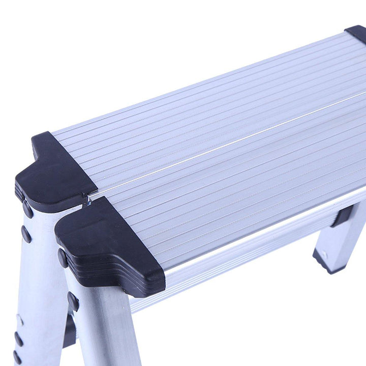 150KG Maximum Load 2 Step Stool Folding Ladder Anti Slip Safety Aluminium P - MRSLM