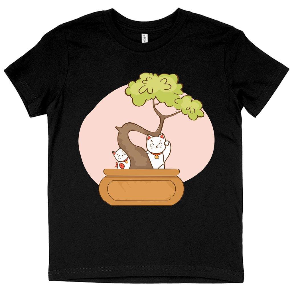 Kids' Bonsai T-Shirt - Cat T-Shirts - MRSLM