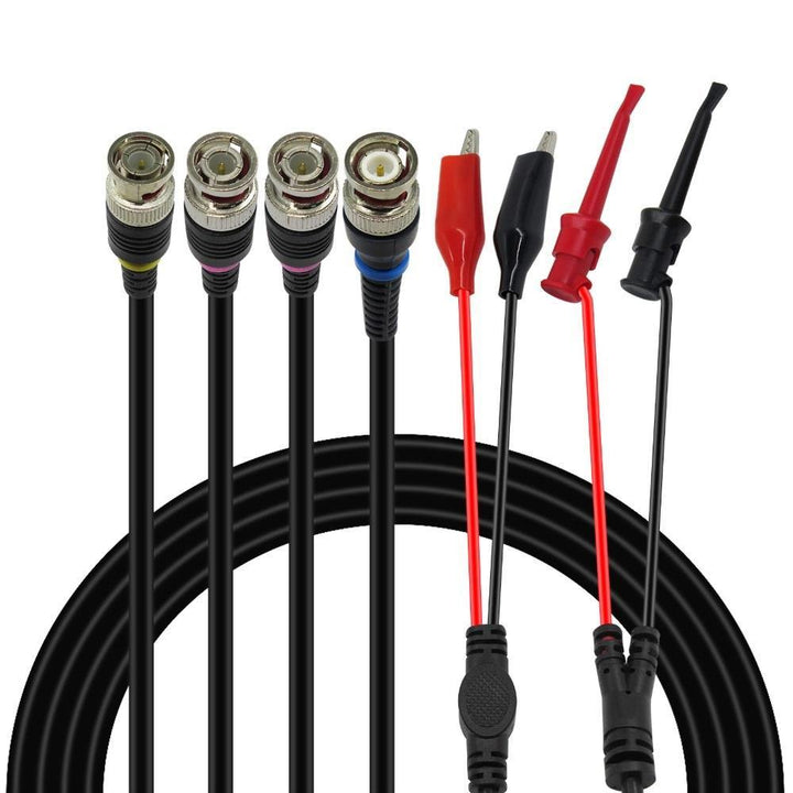 Cleqee P1260 Coaxial Cable Test lead kit BNC to BNC &Alligator Chip &Test Hook test lead - MRSLM