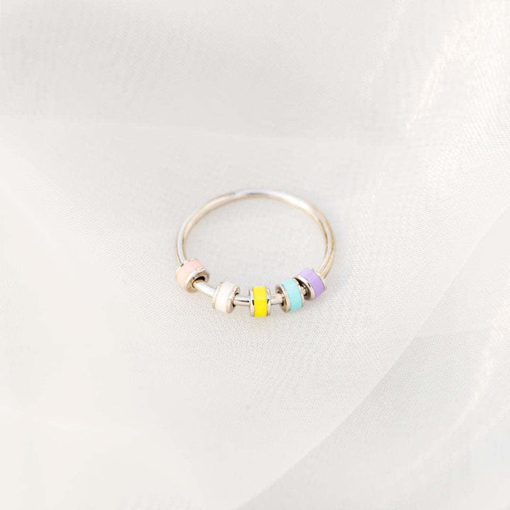 Women's Live Broadcast Net Celebrity Temperament Fashion Ring With Colorful Beads - MRSLM
