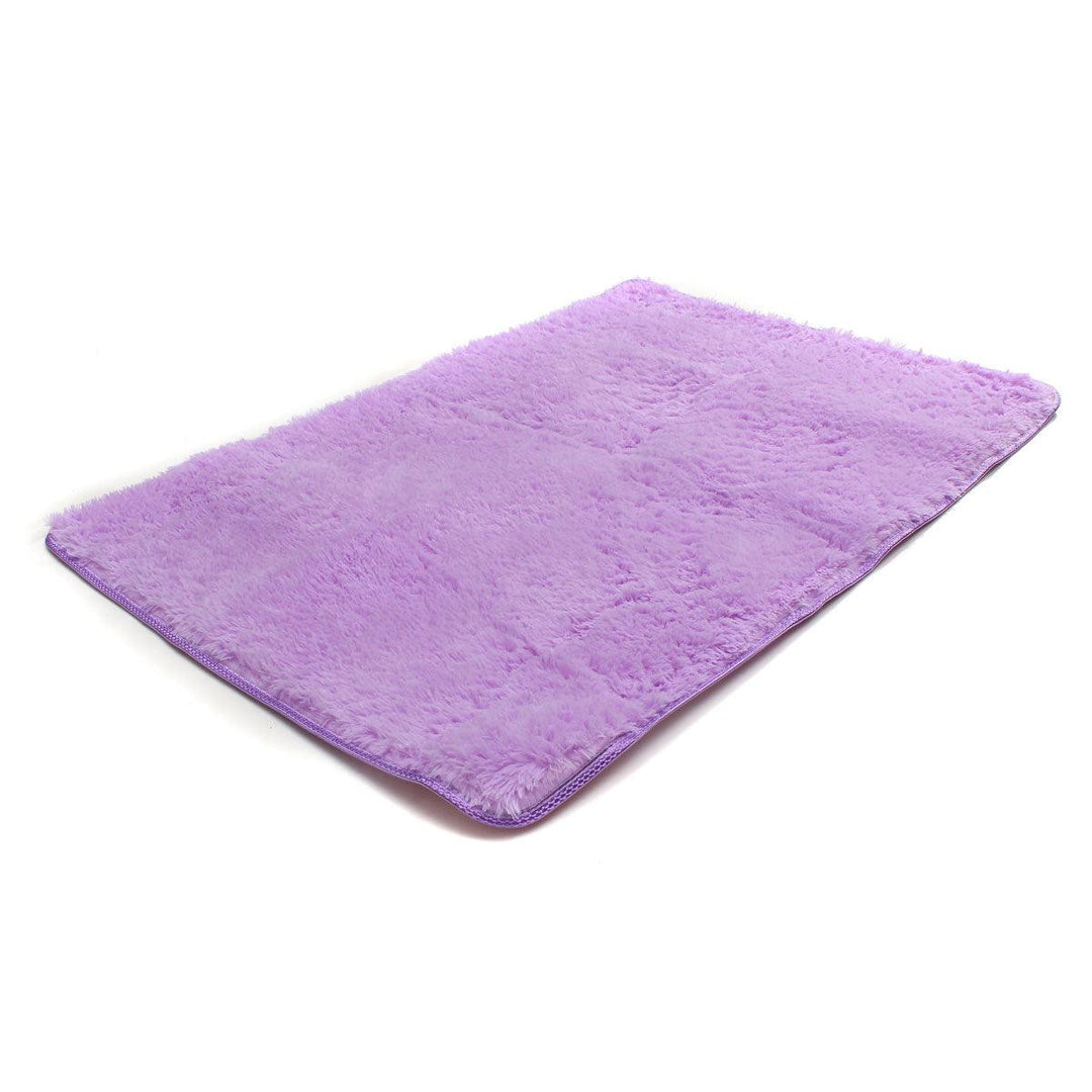 80X120CM Soft Fluffy Rugs Shaggy Area Rug Home Carpet Floor Mat Living Room Carpet Soft Cosy Bedside Floor Yoga Mats - MRSLM