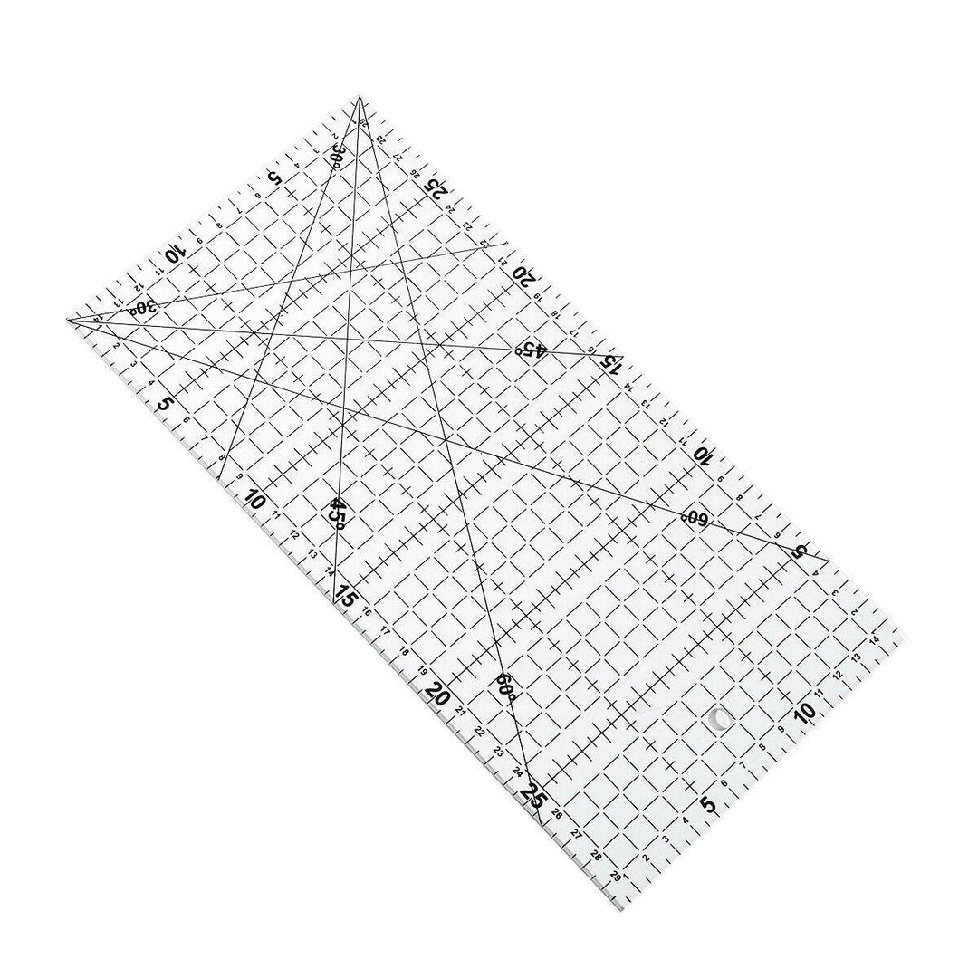 15x30cm Acrylic Patchwork Ruler Tailor Craft Quilting Tools Cutting Transparent - MRSLM