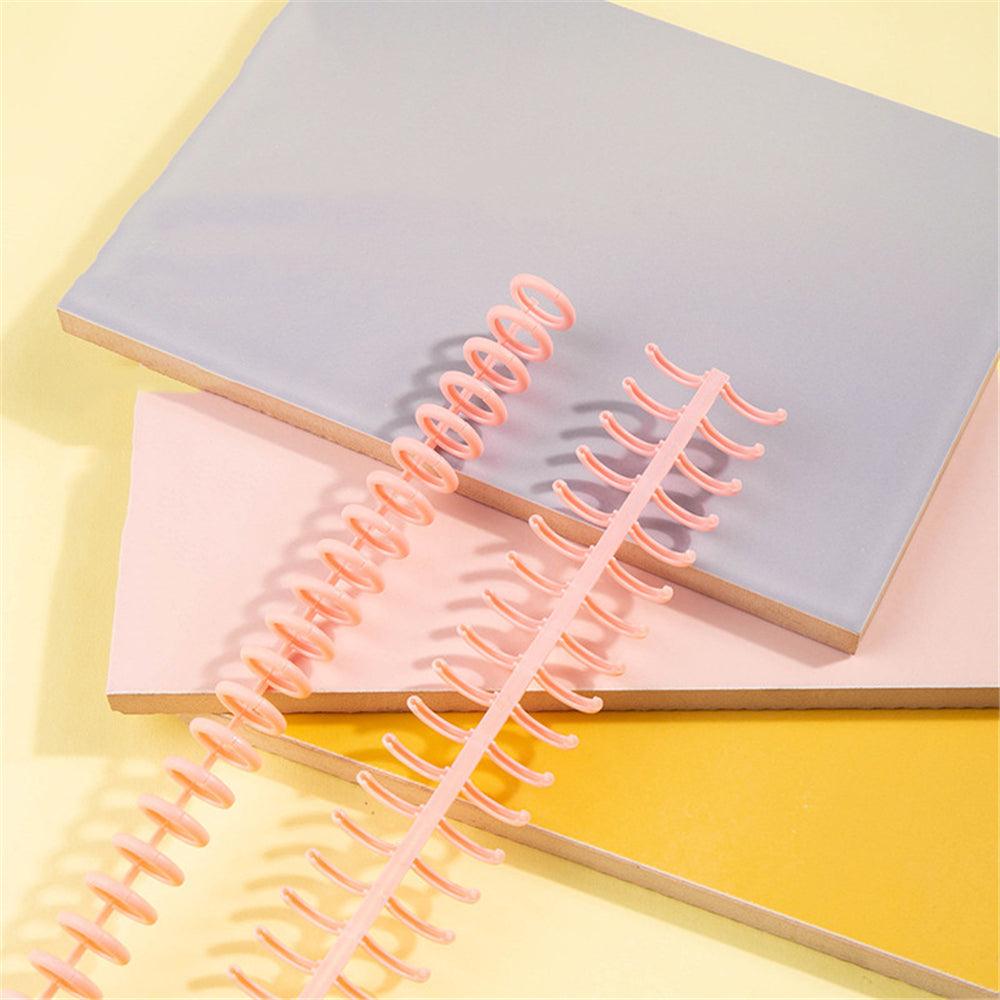 KW-trio 7849 10Pcs Binding Rings Set Four Colors 30 Circles Binding Ring Book Document File Storage Ring For School Office Supplies - MRSLM