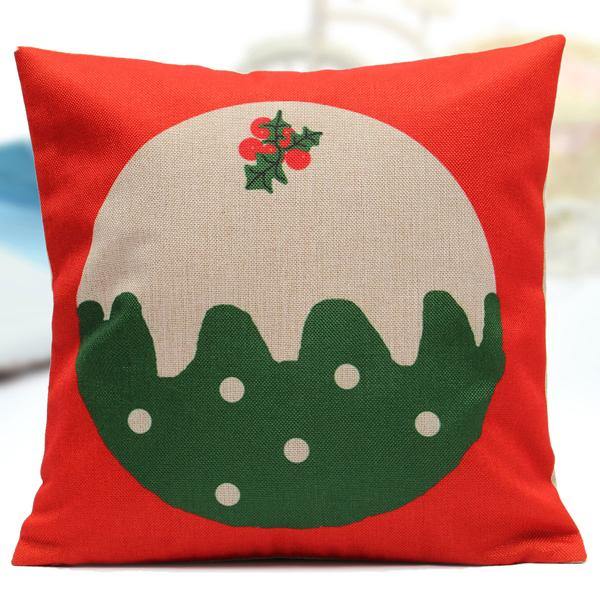 Christmas Candy Series Pillow Cases Home Sofa Square Cushion Cover - MRSLM