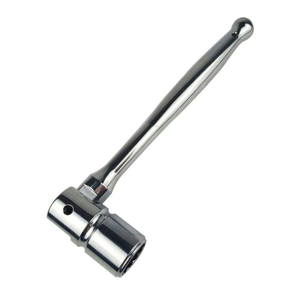 180 Degree Swivel 3/8inch Drive Spark Plug Socket Wrench Metric Socket Head Ratchet Spanner Hand Tool - MRSLM