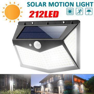 212 Led Outdoor Solar Wall Light Motion Sensor Waterproof Safety Light - MRSLM