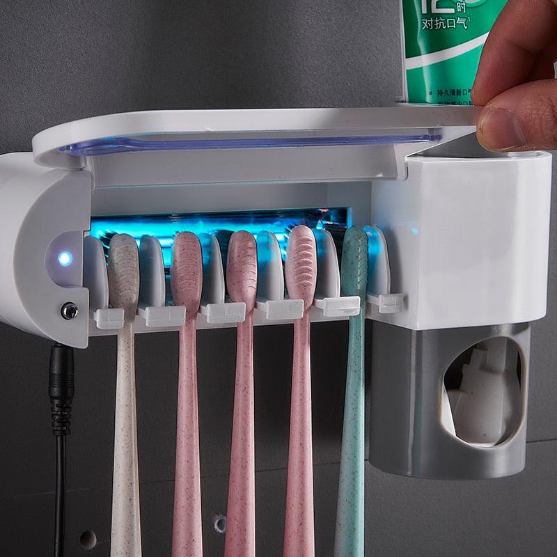 Toothbrush Holder With UV Sterilizer - MRSLM