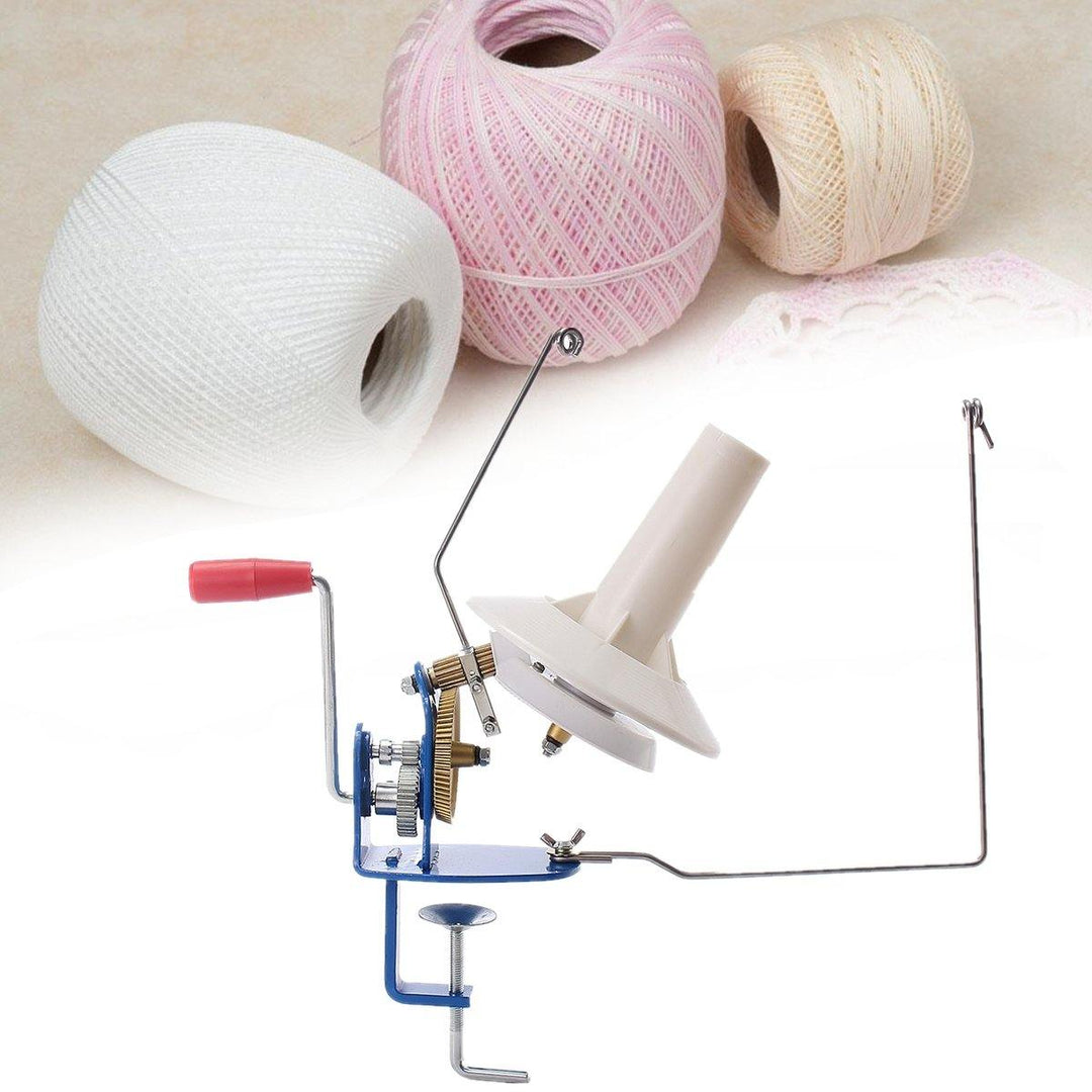 10 Ounce Practical Heavy Needlecraft Metal Yarn Fiber Wool Ball Winder Hand Operated Coil winder For Sewing Accessories Tools - MRSLM
