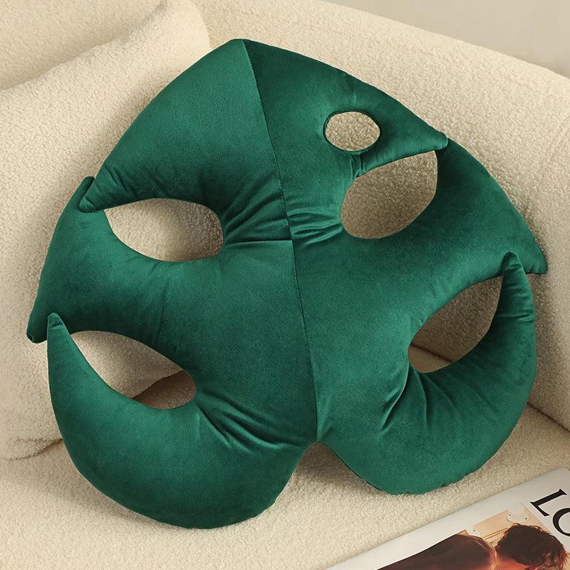 Green Plant Pillow Home Philodendron - MRSLM