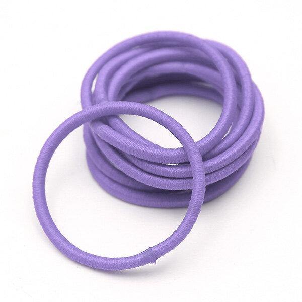 10Pcs Girls Women Candy Color Elastic Hair Bands Rope Ties - MRSLM