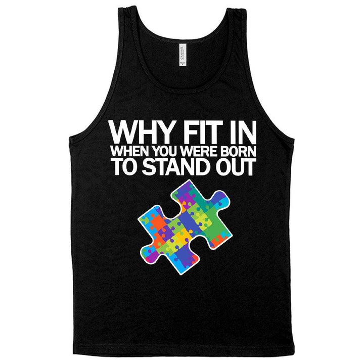 Autism Puzzle Tank - Autism Tank Ideas - Autism Awareness Tank - MRSLM