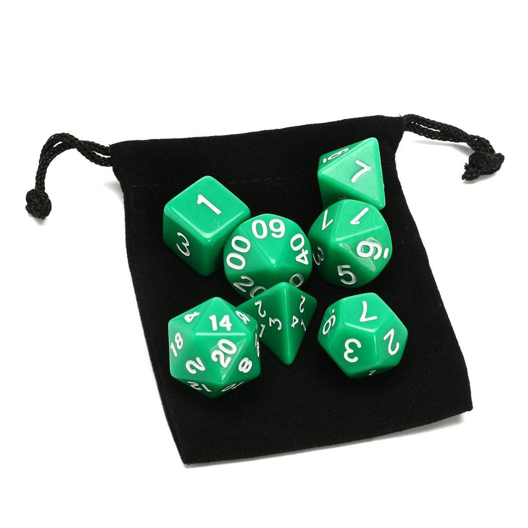 7 Set 49Pcs Polyhedral TRPG Game Dungeons And Dragons Dice DnD RPG With Bag - MRSLM