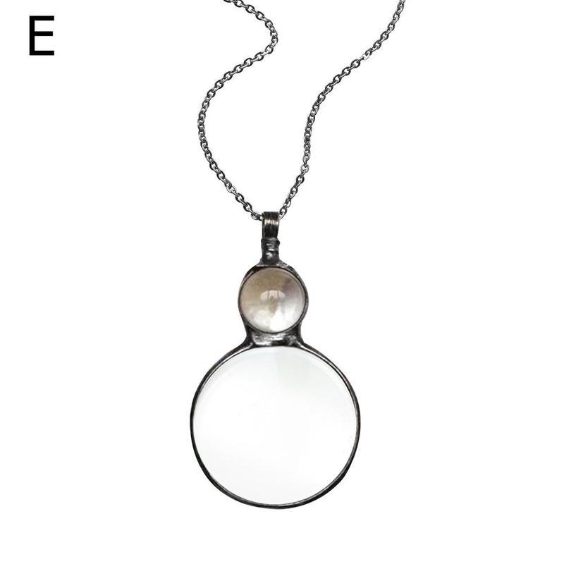 New Mother's Day Magnifying Glass Pendant Necklace - MRSLM