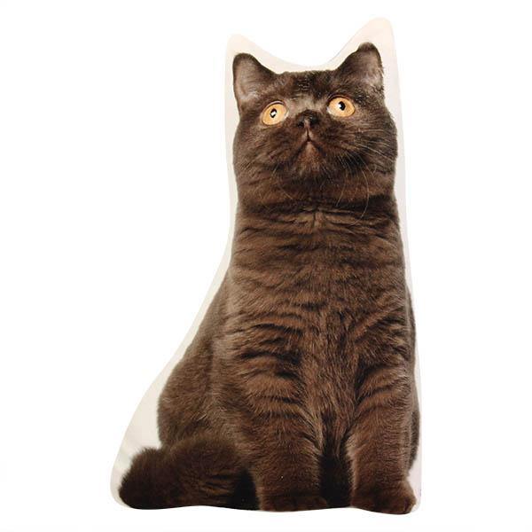 Creative 3D Cute Animal Cat Dog Shape Throw Pillow Plush Soft Sofa Car Office Cushion Gift - MRSLM