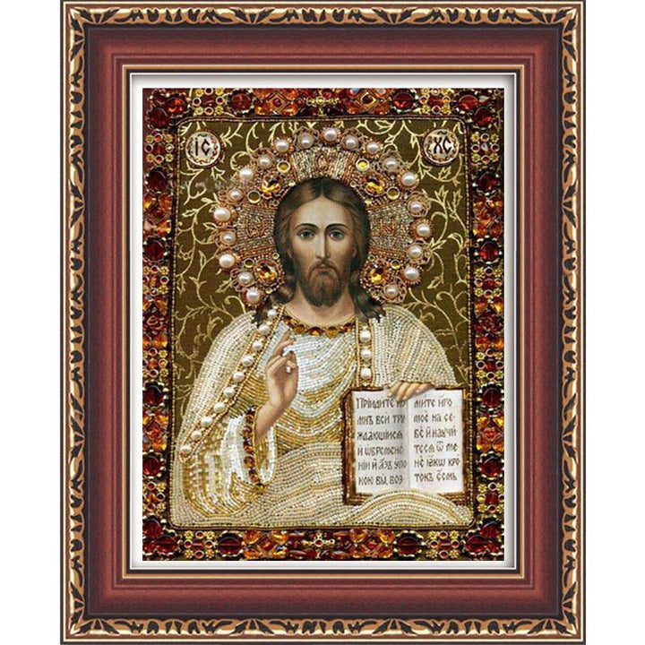 Honana WX-677 5D Round Diamond Painting DIY Cross Stitch Home Decor Diamond Embroidery Religious Gift - MRSLM