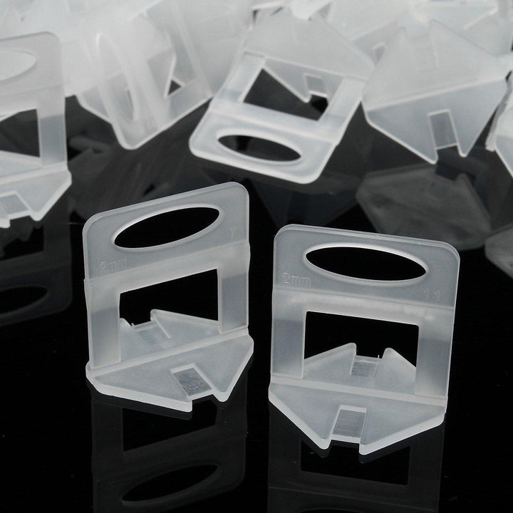 100Pcs 2mm Tile Leveling System Spacers Plastic For Home Floor - MRSLM