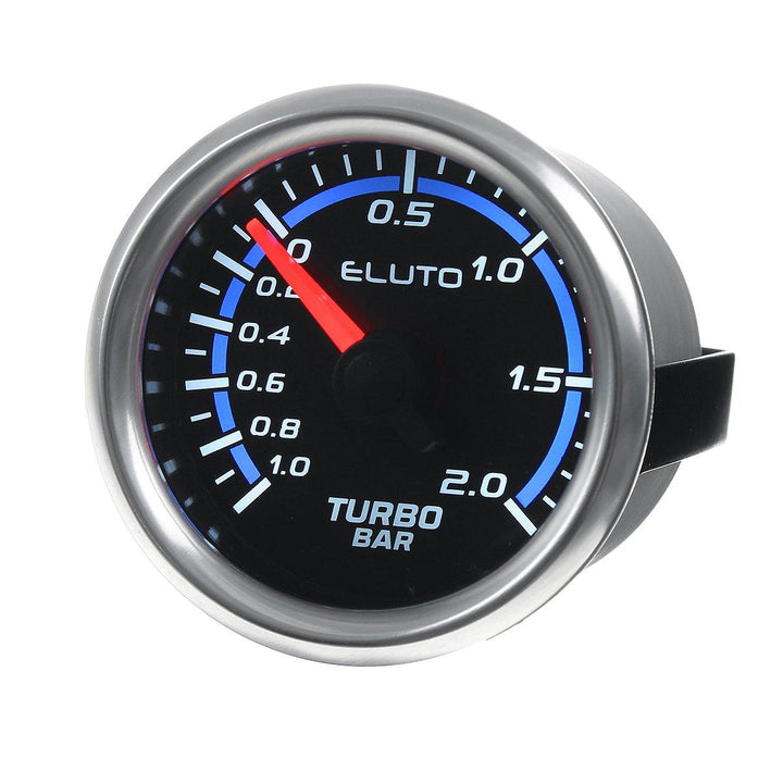 ELUTO F20976 2'' 52mm Car Turbo Boost Pressure Gauge Meter -1~2 Bar LED 12V Brushless Motor - MRSLM