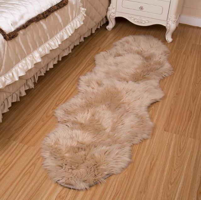 Honana WX-574 Imitation Wool Carpets Home Carpets Fur For Kids Room Living Room Warm Fur Carpets - MRSLM