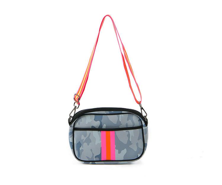 Fashion Neoprene One-shoulder Printed Diagonal Bag - MRSLM