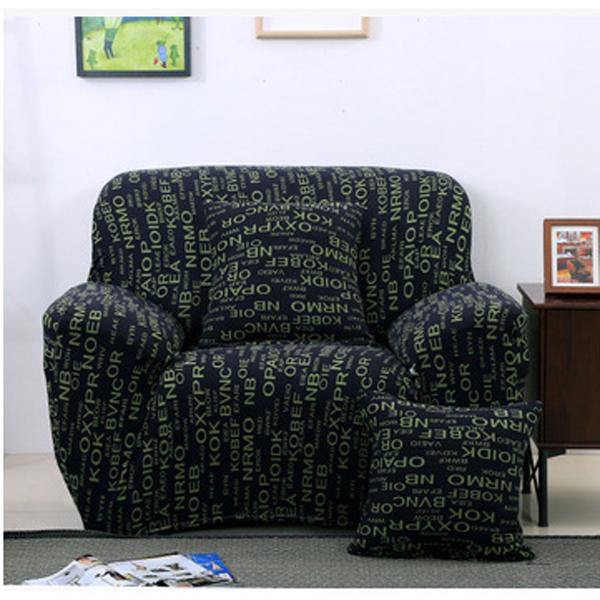 One Seater Textile Spandex Strench Flexible Printed Elastic Sofa Couch Cover Furniture Protector - MRSLM