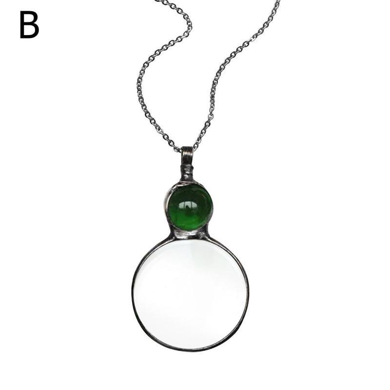 New Mother's Day Magnifying Glass Pendant Necklace - MRSLM