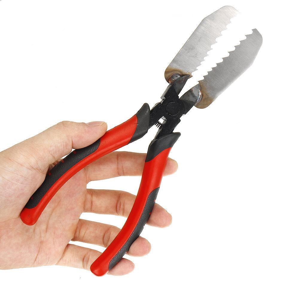 Large Serrated Pliers Black And Red Coloured Pliers - MRSLM