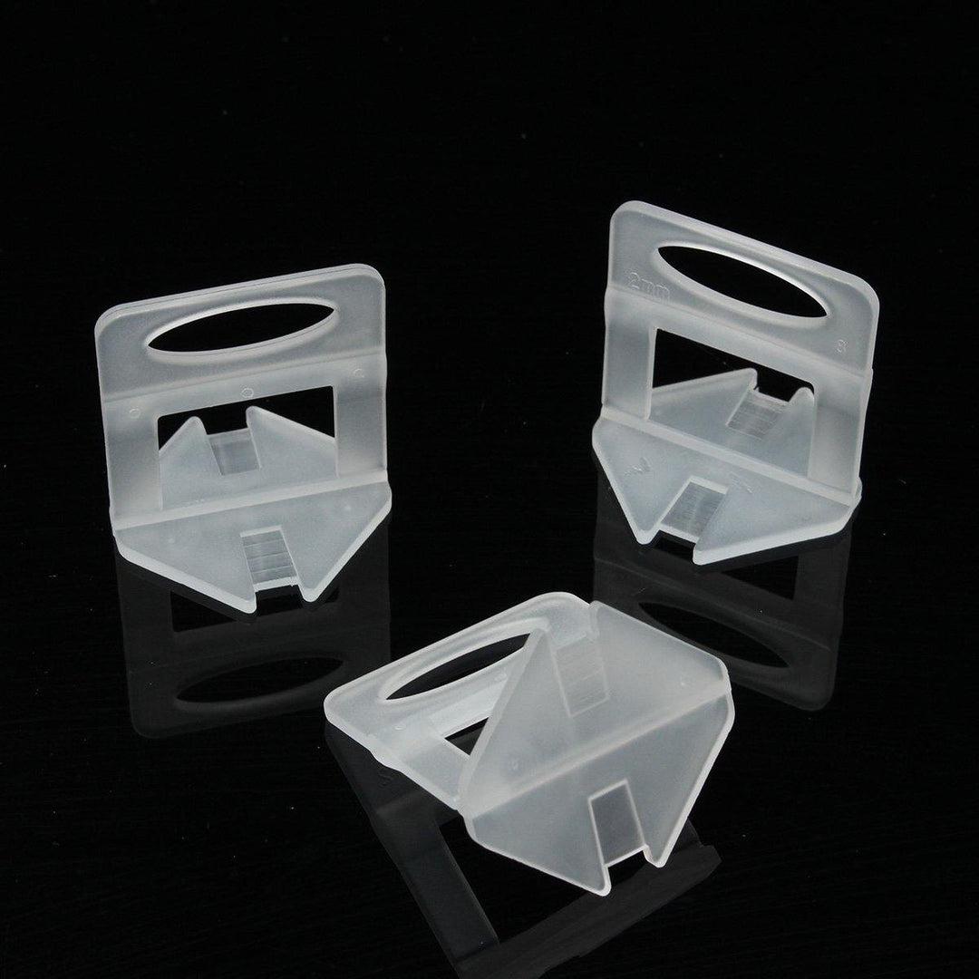 100Pcs 2mm Tile Leveling System Spacers Plastic For Home Floor - MRSLM