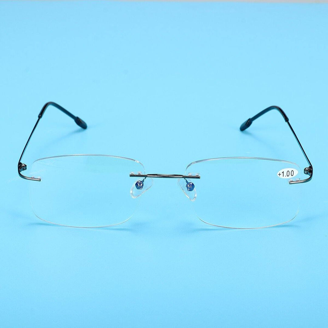 Half Metal Rim Multi Focus Progressive Reading Glasses - MRSLM