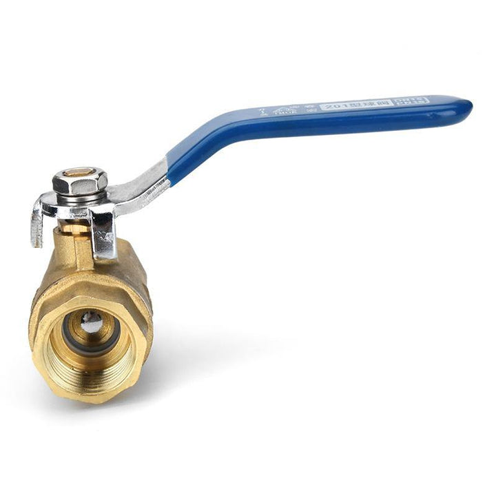 TMOK TK201 1/2" 3/4" 1" Female Brass Two Piece Full Port Thread Ball Valves with Vinyl Handle - MRSLM