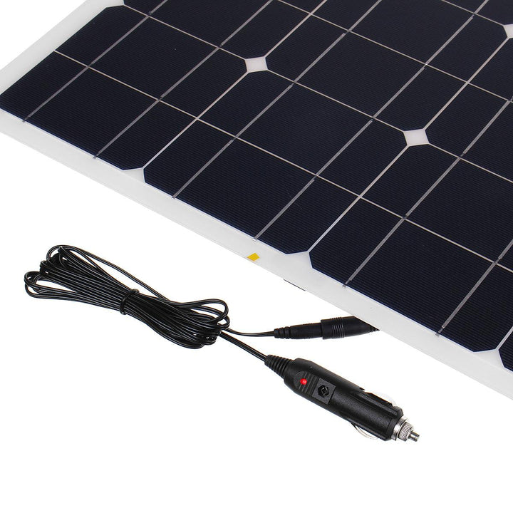 150W 18V Mono Solar Panel USB 12V/5V DC Monocrystalline Flexible Solar Charger For Car RV Boat Battery Charger Waterproof - MRSLM