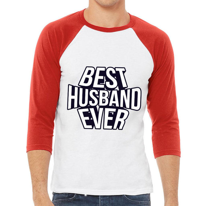 Best Husband Ever Baseball T-Shirt - Best Design T-Shirt - Cool Baseball Tee - MRSLM