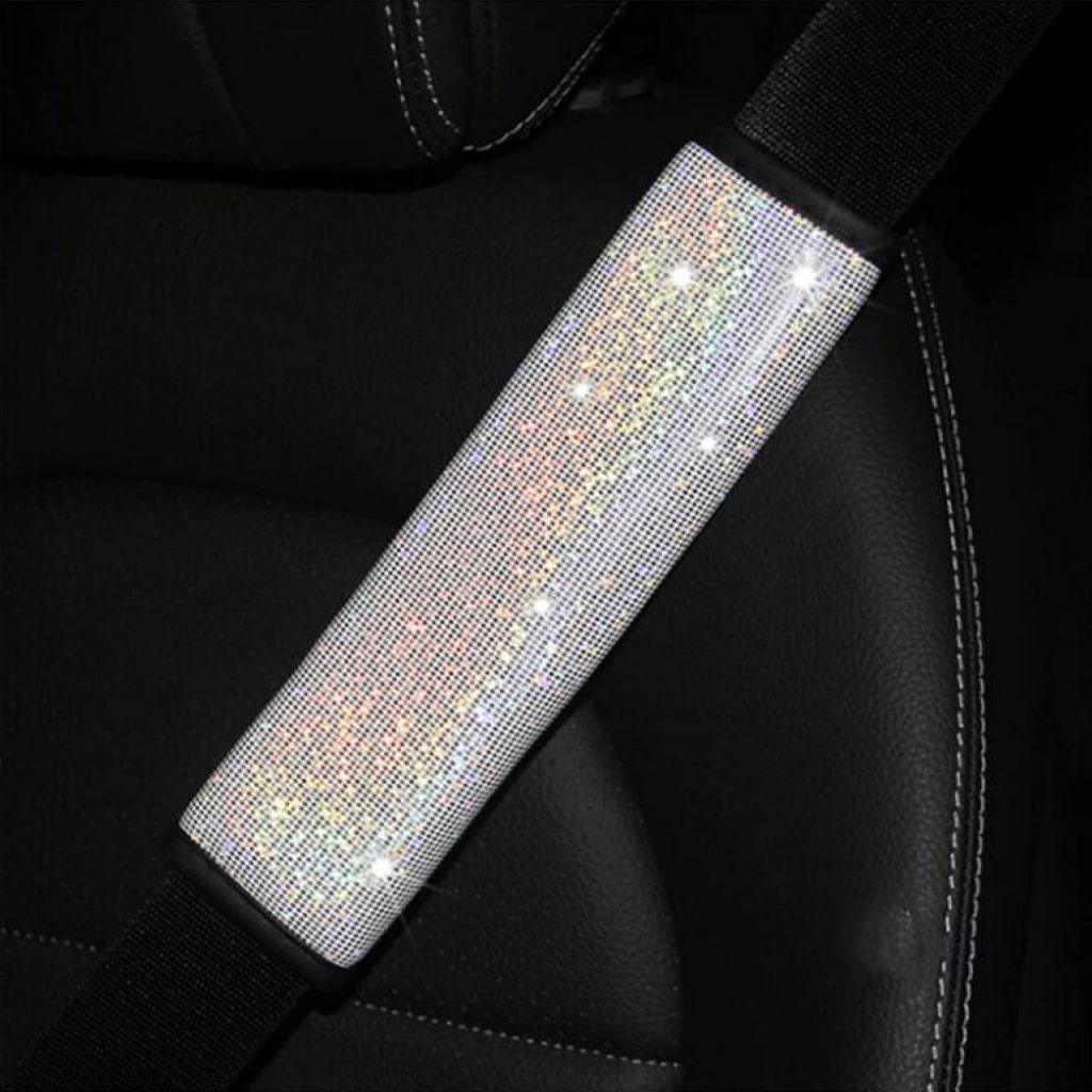 Multicolor Bling Seat Belt Strap Covers - MRSLM