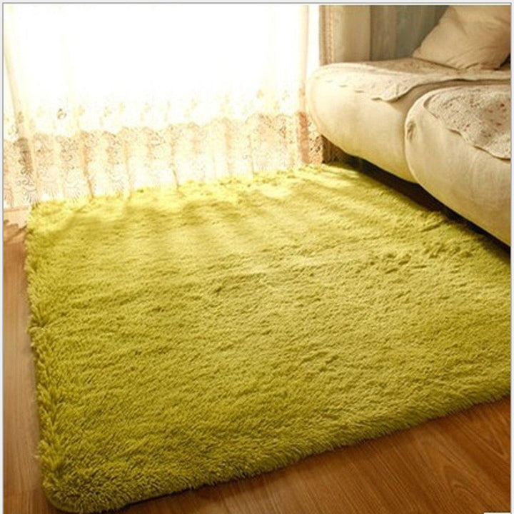 90x160cm Bedroom Short Floss Floor Carpet Mat Soft Shaggy Blanket Non Slip Living Room Rug - MRSLM