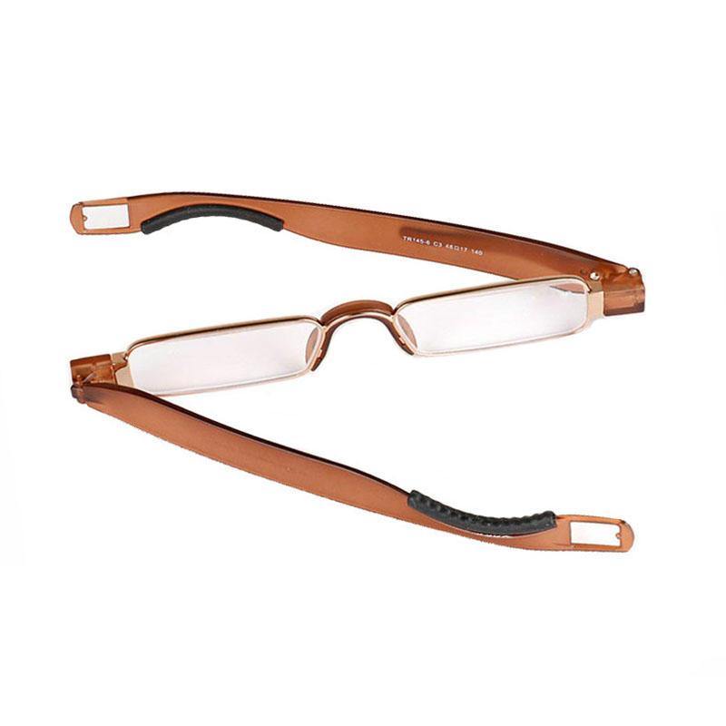 Durable TR90 360 Degree Rotating Reading Glasses Lightweight Silicone Damping Non Slip - MRSLM