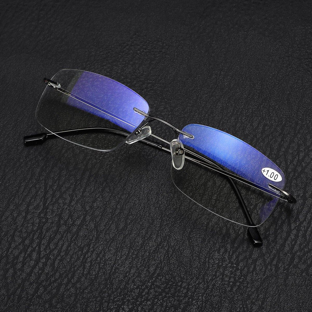 Half Metal Rim Multi Focus Progressive Reading Glasses - MRSLM