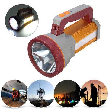 3000LM USB Rechargeble Super Bright LED Spotlight Waterproof Searchlight Torch Hiking LED Flashlight - MRSLM