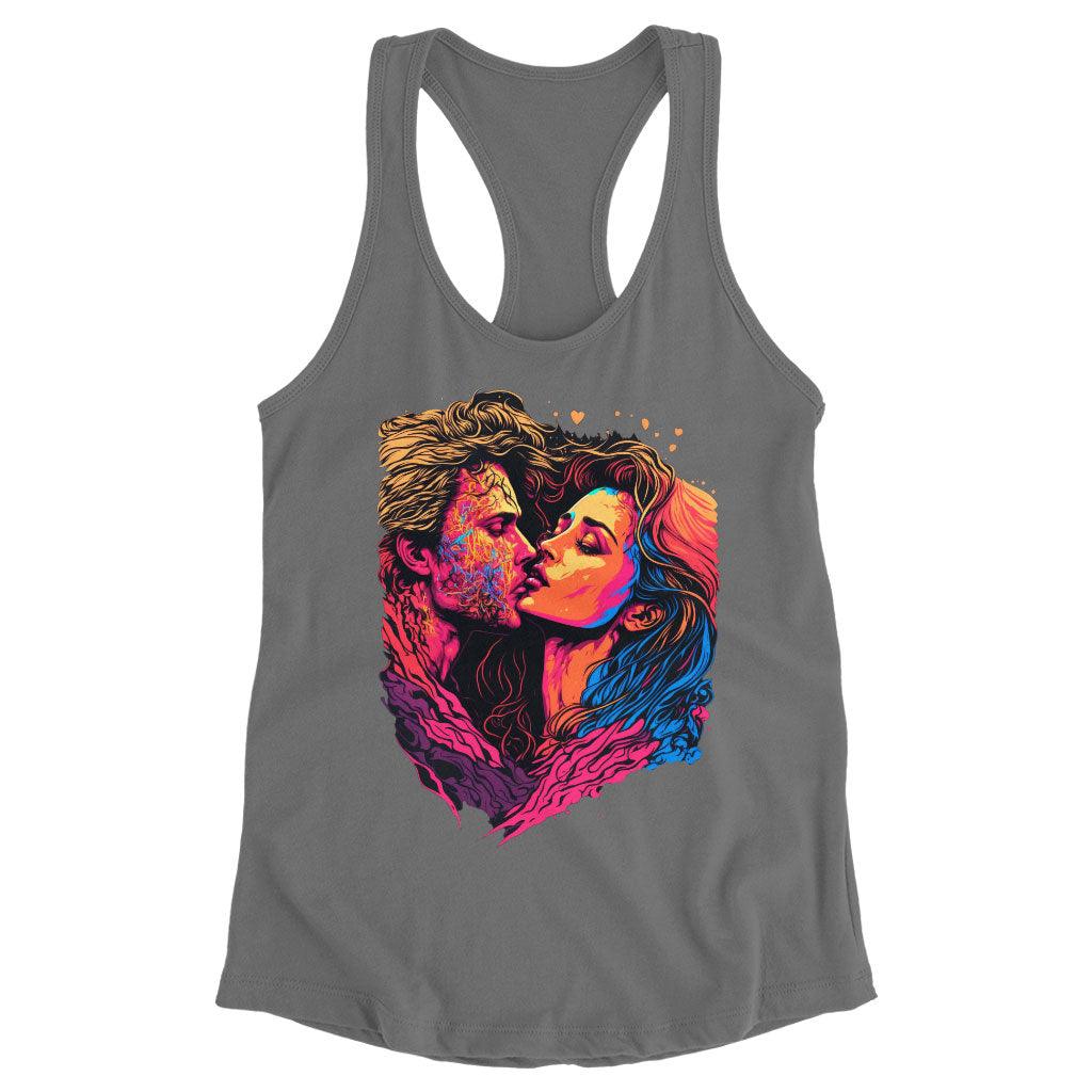 Passion Racerback Tank - Couple Print Tank - Unique Workout Tank - MRSLM