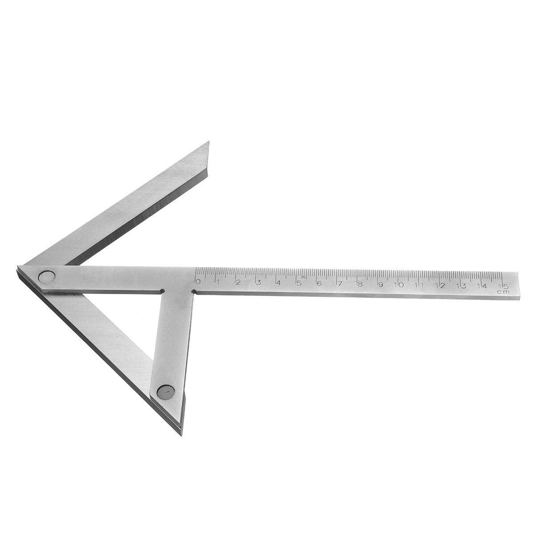 150x130mm Precision Center Centering Square Gauge Guaging Round Bar Marking Finder Tool - MRSLM