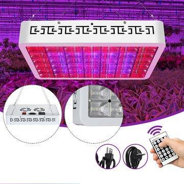 130LED Dimmable Grow Light Full Spectrum Veg Plant Lamp Timing Remote - MRSLM