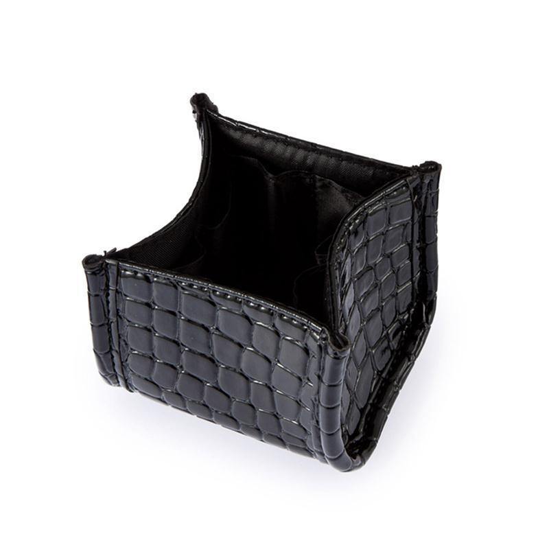 3 Colors Crocodile Skin Brush Storage Cosmetic Bag Case Pen Holder Solid Organizer - MRSLM