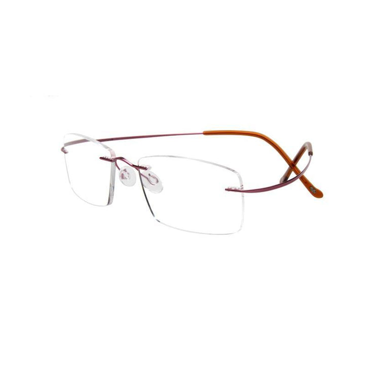 LianSan®HD Titanium Light Reading Glasses Comfortable Flexible Resin Alloy Presbyopic Glass L8013T - MRSLM